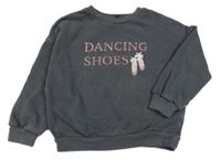 Tmavosivá mikina s nápisom George