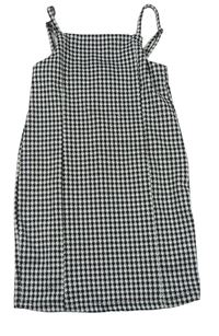 Sivo-čierne kockované šaty Primark