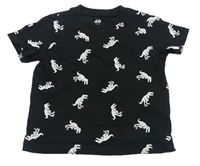 Černé tričko s diny H&M