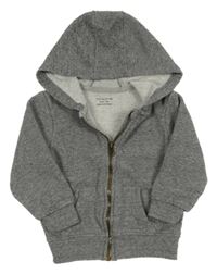 Sivá prepínaci mikina s kapucňou Primark