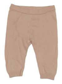 Svetloružové pletené tepláky John Lewis