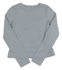 Svetlomodré crop tričko H&M