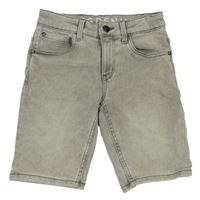 Světlešedé riflové teplákové kraťasy C&A