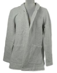 Dámský šedý teplákový sakový cardigán George 
