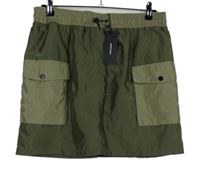 Nové - Dámska khaki šušťáková sukňa s vreckami Vero Moda