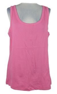 Dámský růžový žebrovaný top F&F