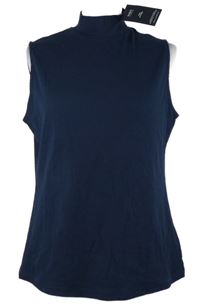 Nové - Dámský tmavomodrý žebrovaný top M&S