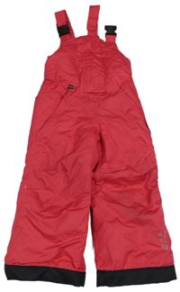 Tmavorůžové šusťákové laclové oteplovačky Lupilu