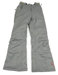 Světlešedé šusťákové oteplovačky x-mail