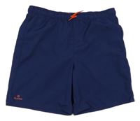 Tmavomodré plážové kraťasy Decathlon