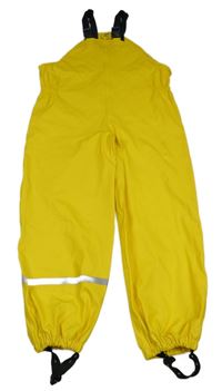 Žluté nepromokavé laclové kalhoty Outburst