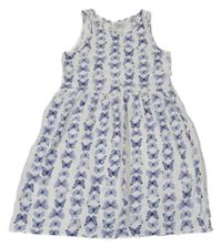 Biele šaty s motýly H&M