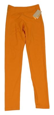 Nové - Oranžové sportovní legíny H&M