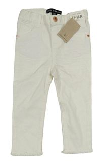 Bílé skinny rifle Denim 