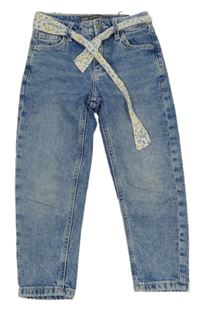 Modré relaxed rifle s páskem Denim Co.