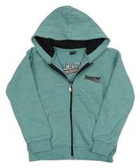 Svetlozelená prepínaci mikina s kapucí Baleciaga