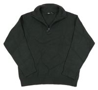 Antracitový svetr se stojáčkem Zara