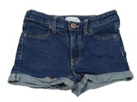 Tmavomodré riflové kraťasy H&M