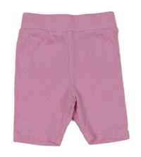 Ružové rebrované elastické kraťasy Primark