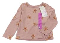 Nové - Ružové tričko s perníčky Primark