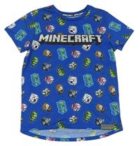 Modré tričko Minecraft Primark