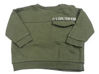 Khaki mikina s vreckom F&F