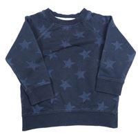 Tmavomodrá mikina s hviezdičkami Next