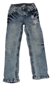 Modré plesňové rifle s hvězdičkami z flitrů Infinity