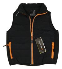 Nové - Čierna šušťáková zateplená vesta Xpert