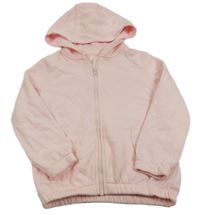 Svetloružová prepínaci mikina s kapucňou F&F