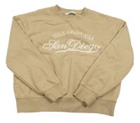 Béžová mikina s nápisom C&A