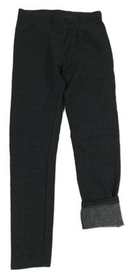 Tmavošedé zateplené legíny Alive