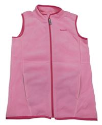 Světlerůžová fleecová vesta s logem Jako-o