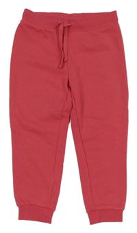 Tmavoružové cuff tepláky Lupilu