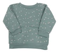 Modrošedá srdiečkovaná mikina Primark