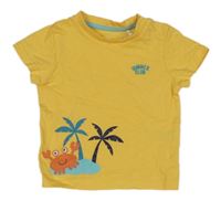 Narcisové tričko s krabom Manguun