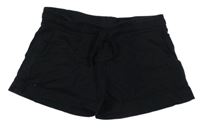 Čierne teplákové kraťasy H&M