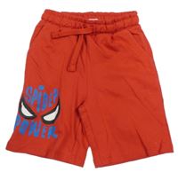 Červené teplákové kraťasy so Spider-manem Sinsay