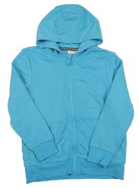 Tyrkysová prepínaci mikina s kapucňou Kids