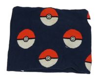 Tmavomodrý pletený nákrčník s Pokébally C&A