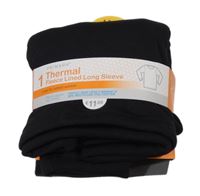 Nové - Černé thermo triko Primark