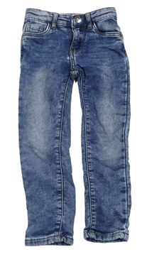 Modré plísňové skinny teplákové rifle ZEEMAN