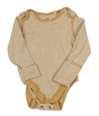 Hnědo-bílé pruhované body M&S