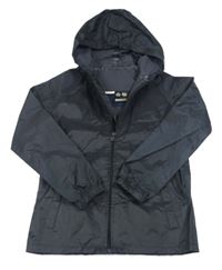 Tmavomodrá šušťáková nepromokavá funkčná bunda s kapucňou zn. REGATTA