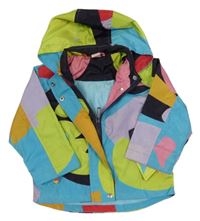 Barevná šusťáková jarní bunda s kapucí KOTON baby