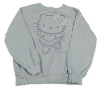 Svetlosivá mikina s Kitty s pecičkami H&M