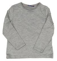 Sivé melírované thermo tričko lupilu