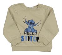 Béžová mikina so Stitchem Disney