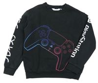 Čierna mikina s ovladačem - PlayStation H&M