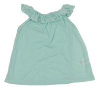 Mátový top s volánikom H&M